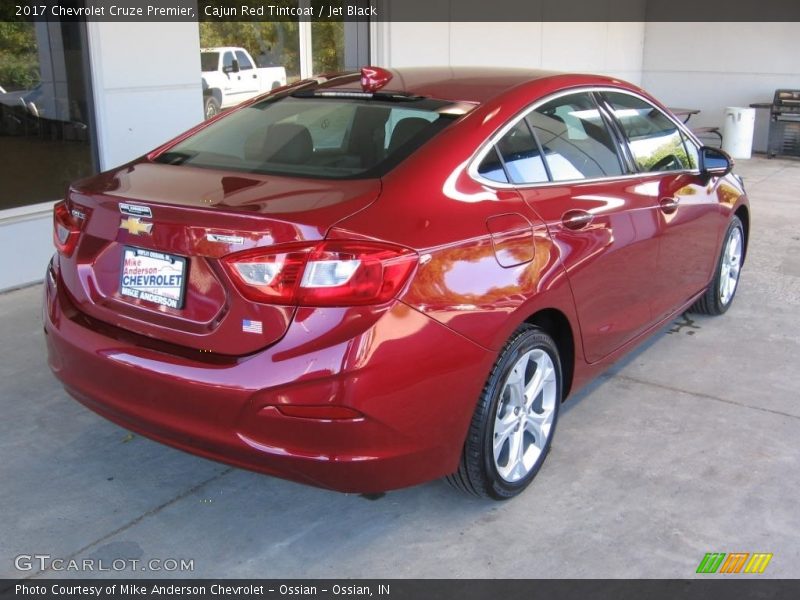 Cajun Red Tintcoat / Jet Black 2017 Chevrolet Cruze Premier