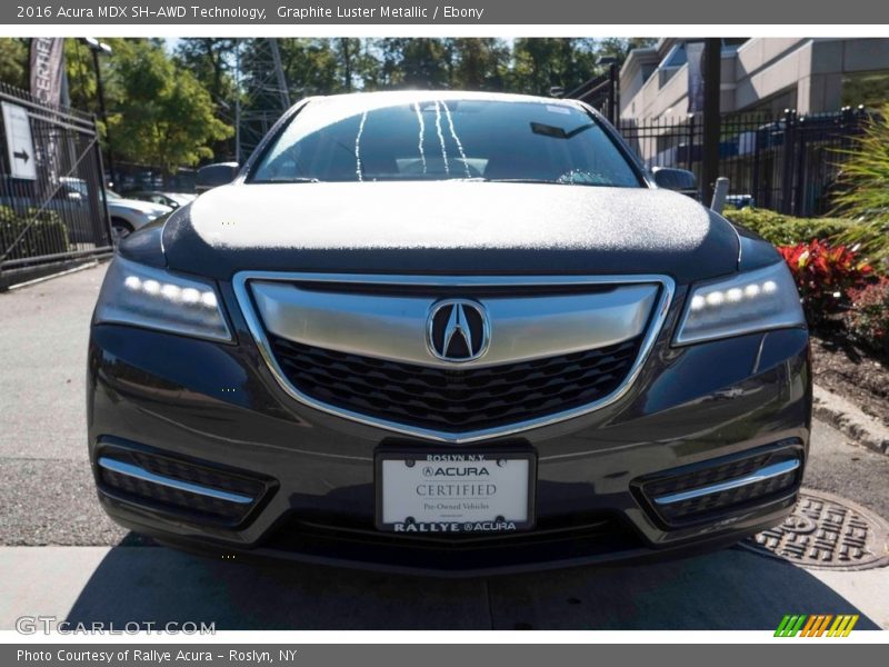Graphite Luster Metallic / Ebony 2016 Acura MDX SH-AWD Technology