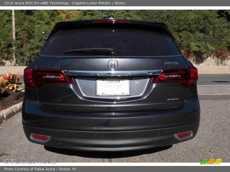 Graphite Luster Metallic / Ebony 2016 Acura MDX SH-AWD Technology