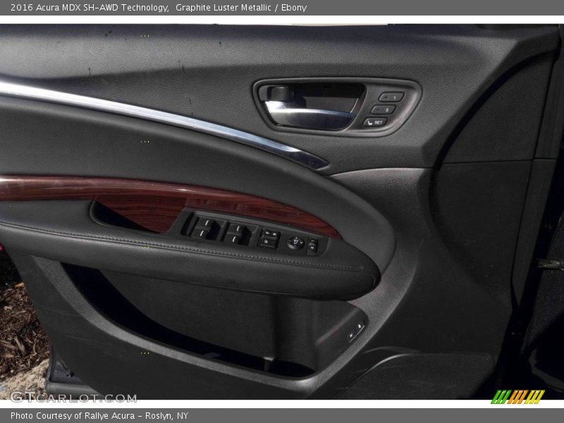 Graphite Luster Metallic / Ebony 2016 Acura MDX SH-AWD Technology