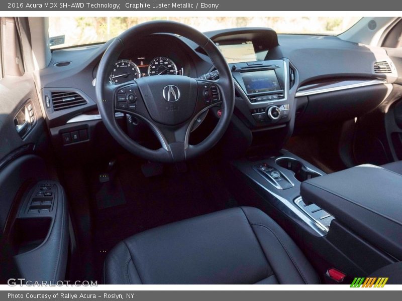 Graphite Luster Metallic / Ebony 2016 Acura MDX SH-AWD Technology