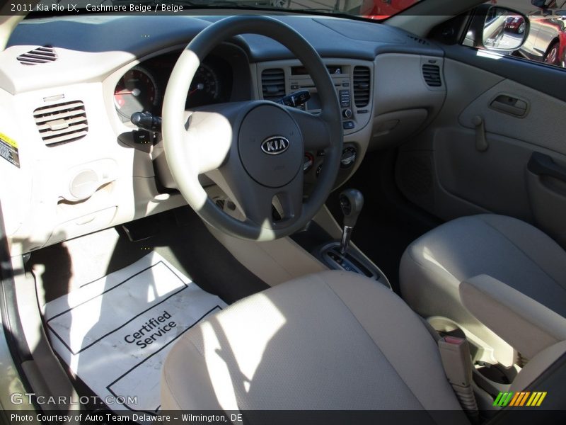 Cashmere Beige / Beige 2011 Kia Rio LX