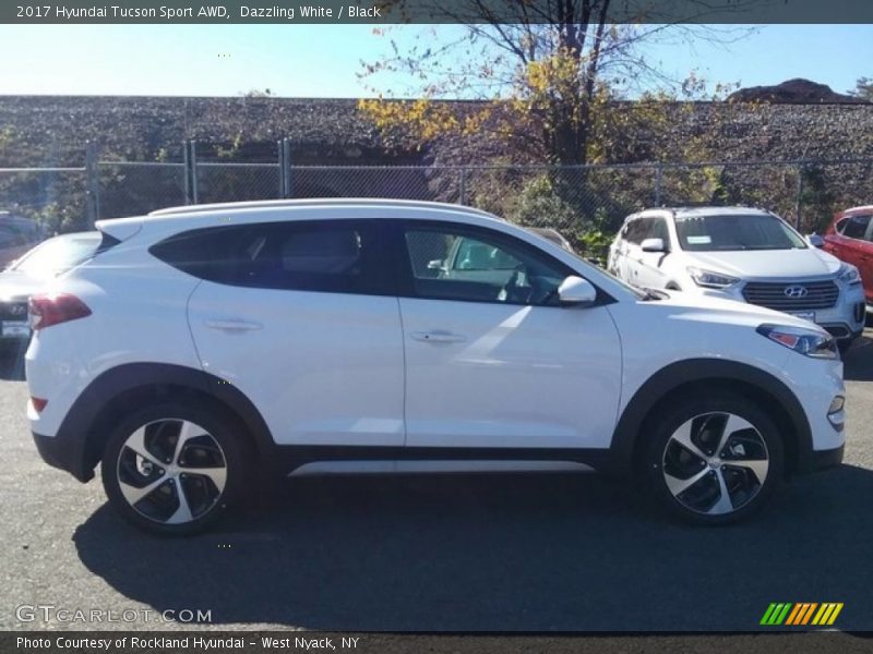 Dazzling White / Black 2017 Hyundai Tucson Sport AWD
