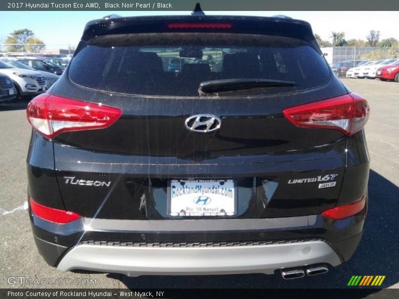 Black Noir Pearl / Black 2017 Hyundai Tucson Eco AWD