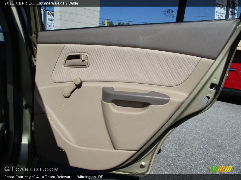 Cashmere Beige / Beige 2011 Kia Rio LX