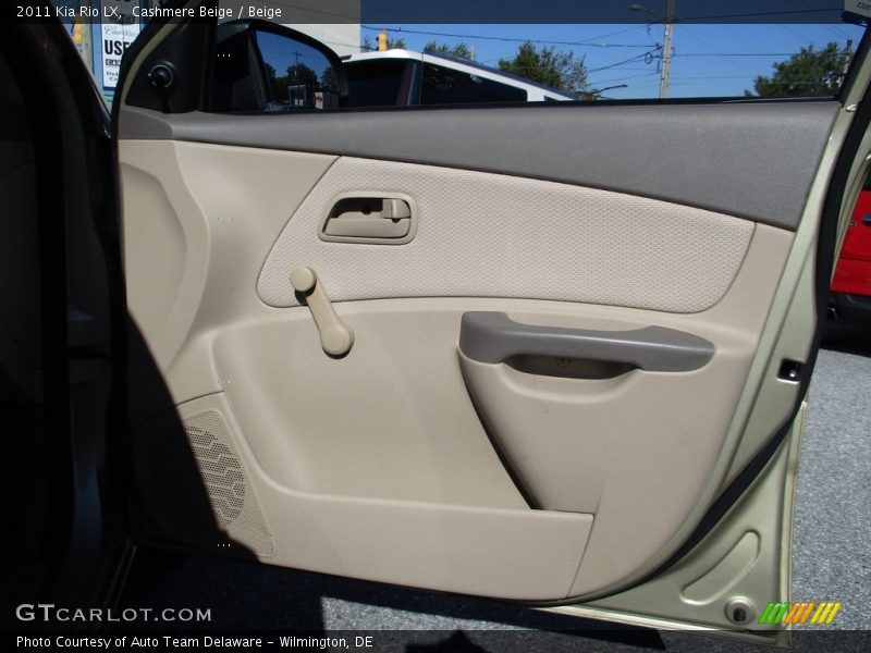 Cashmere Beige / Beige 2011 Kia Rio LX