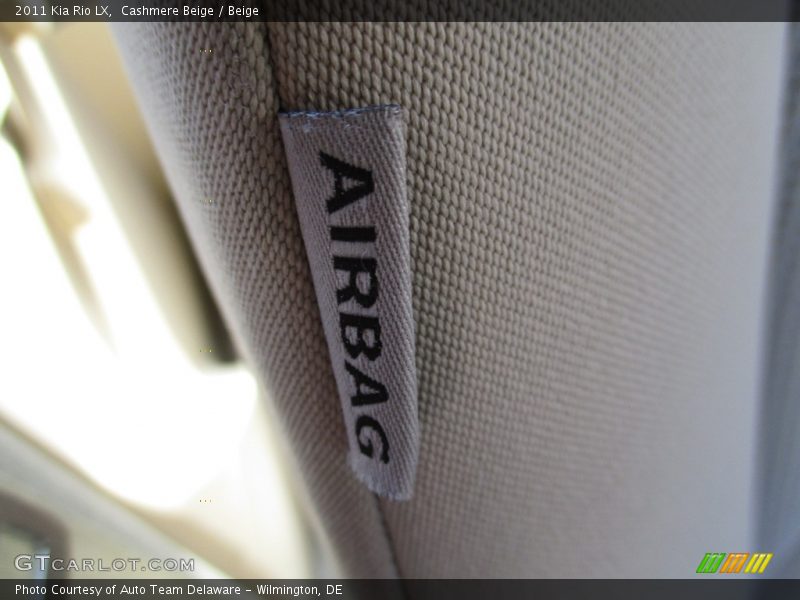 Cashmere Beige / Beige 2011 Kia Rio LX