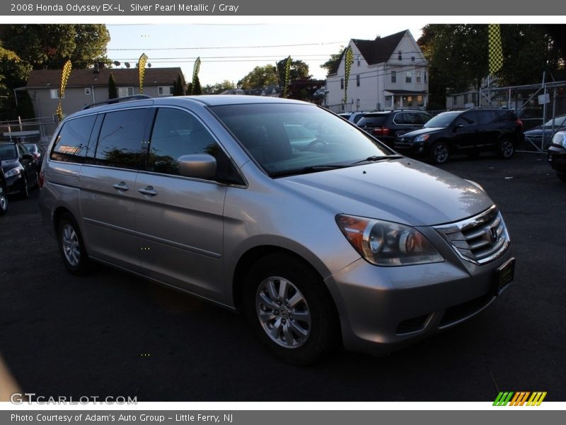 Silver Pearl Metallic / Gray 2008 Honda Odyssey EX-L