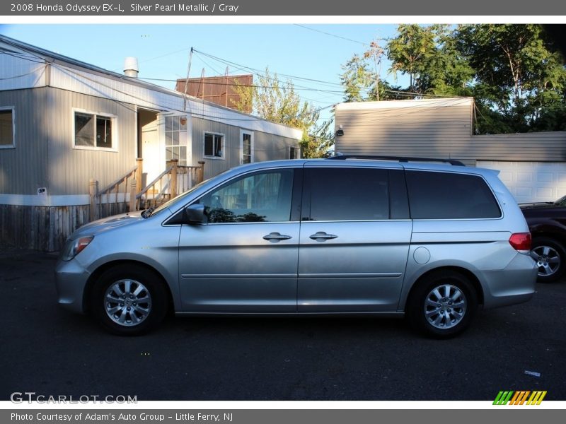 Silver Pearl Metallic / Gray 2008 Honda Odyssey EX-L