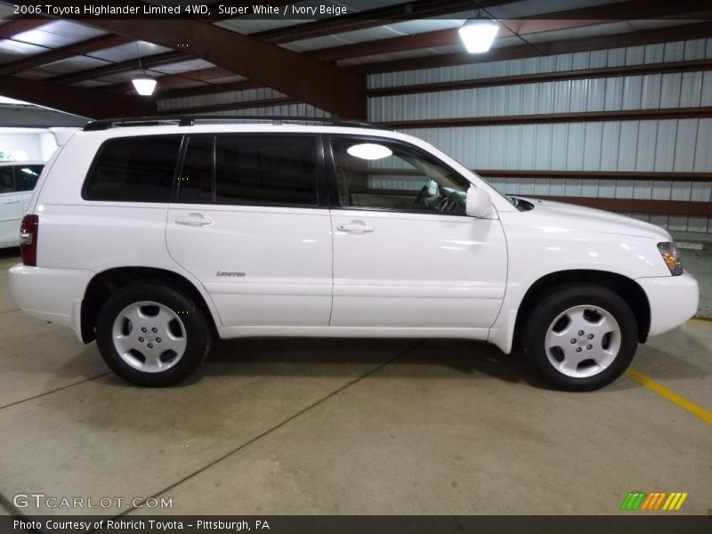 Super White / Ivory Beige 2006 Toyota Highlander Limited 4WD