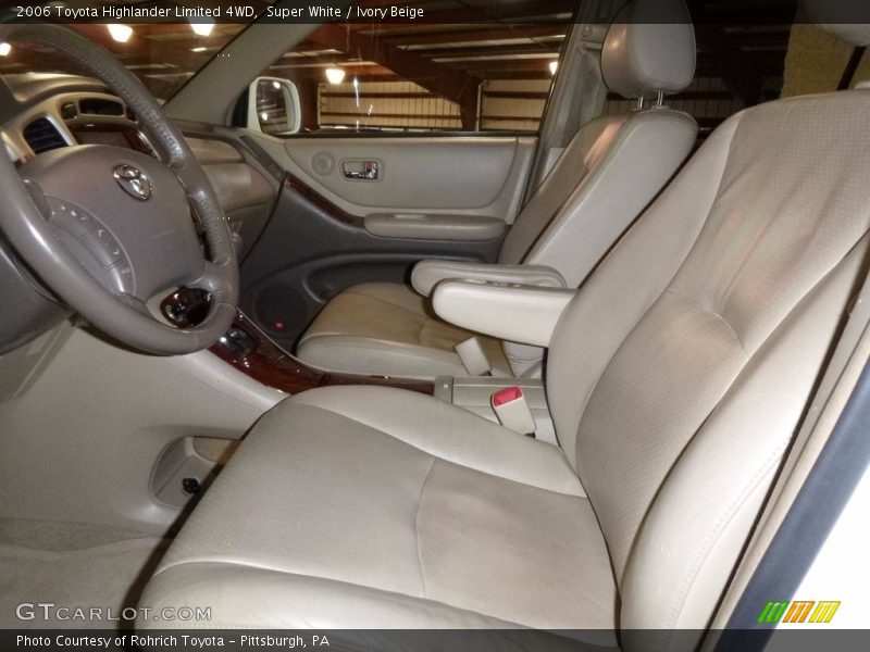 Super White / Ivory Beige 2006 Toyota Highlander Limited 4WD