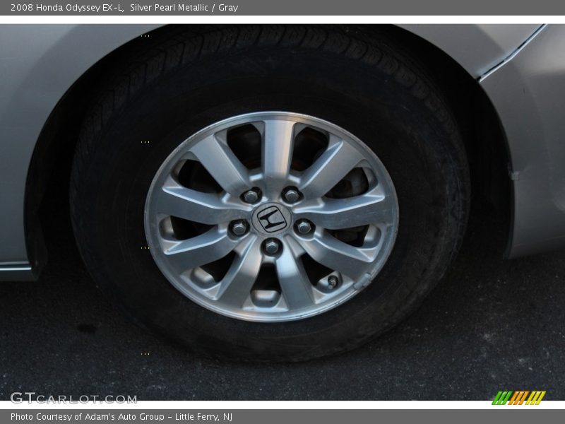 Silver Pearl Metallic / Gray 2008 Honda Odyssey EX-L