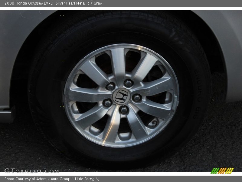 Silver Pearl Metallic / Gray 2008 Honda Odyssey EX-L