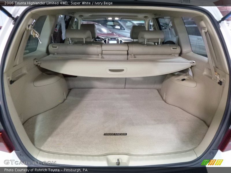 Super White / Ivory Beige 2006 Toyota Highlander Limited 4WD