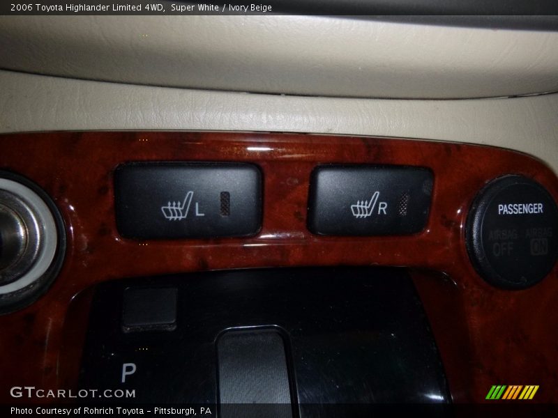 Super White / Ivory Beige 2006 Toyota Highlander Limited 4WD