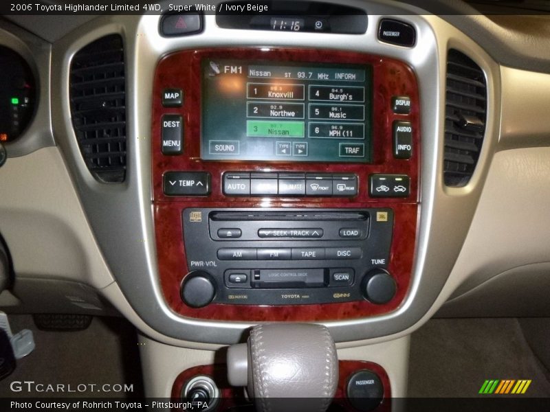 Super White / Ivory Beige 2006 Toyota Highlander Limited 4WD