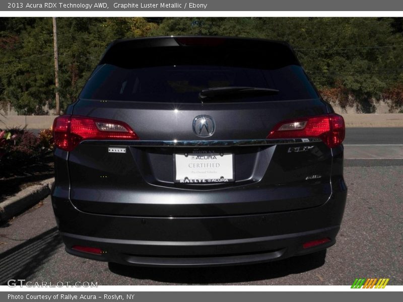Graphite Luster Metallic / Ebony 2013 Acura RDX Technology AWD