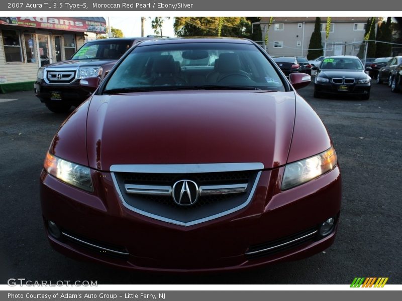 Moroccan Red Pearl / Ebony/Silver 2007 Acura TL 3.5 Type-S
