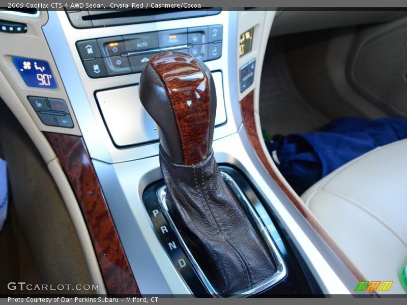 Crystal Red / Cashmere/Cocoa 2009 Cadillac CTS 4 AWD Sedan