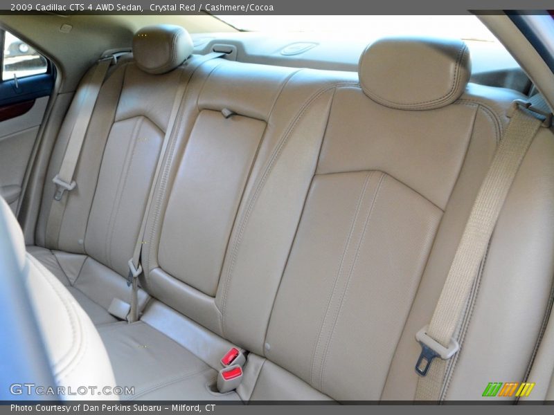 Crystal Red / Cashmere/Cocoa 2009 Cadillac CTS 4 AWD Sedan