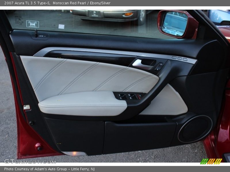 Moroccan Red Pearl / Ebony/Silver 2007 Acura TL 3.5 Type-S
