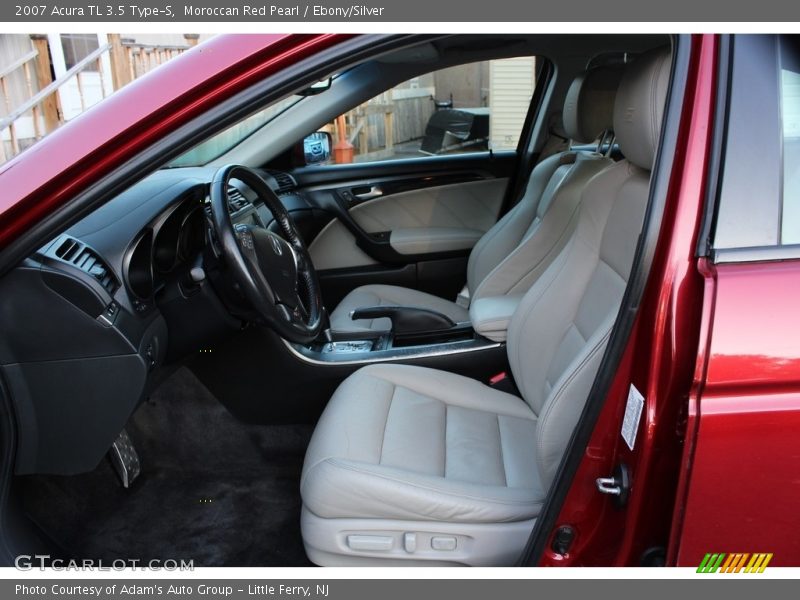 Moroccan Red Pearl / Ebony/Silver 2007 Acura TL 3.5 Type-S