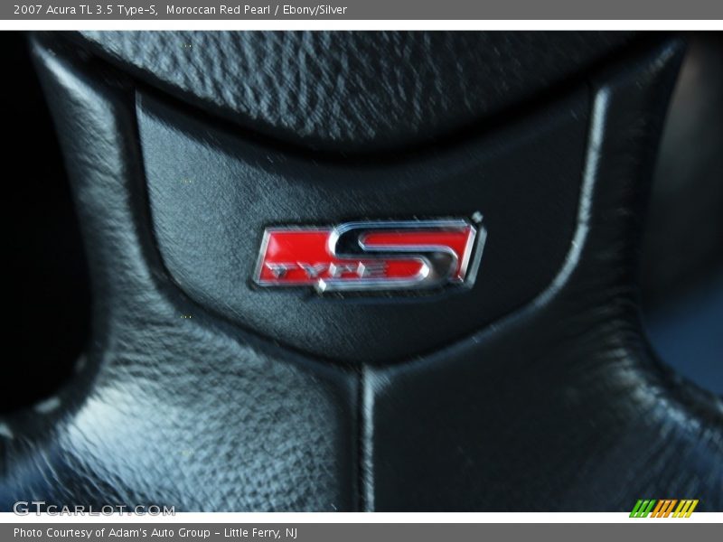 Moroccan Red Pearl / Ebony/Silver 2007 Acura TL 3.5 Type-S