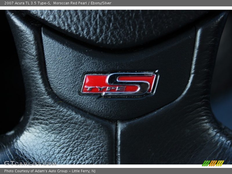 Moroccan Red Pearl / Ebony/Silver 2007 Acura TL 3.5 Type-S