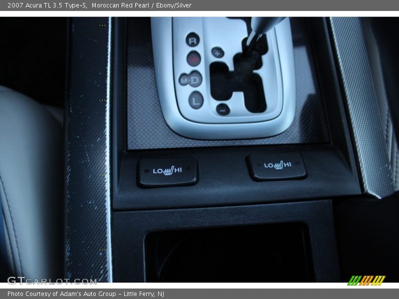 Moroccan Red Pearl / Ebony/Silver 2007 Acura TL 3.5 Type-S