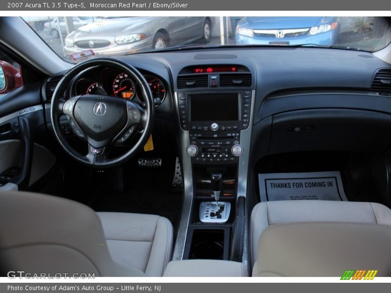 Moroccan Red Pearl / Ebony/Silver 2007 Acura TL 3.5 Type-S