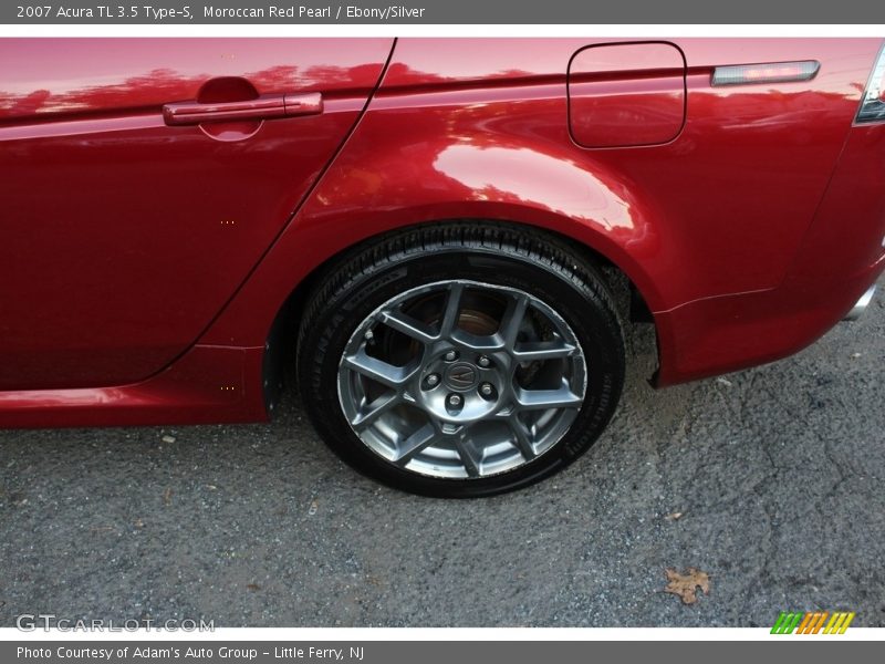 Moroccan Red Pearl / Ebony/Silver 2007 Acura TL 3.5 Type-S