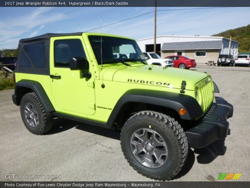 Front 3/4 View of 2017 Wrangler Rubicon 4x4
