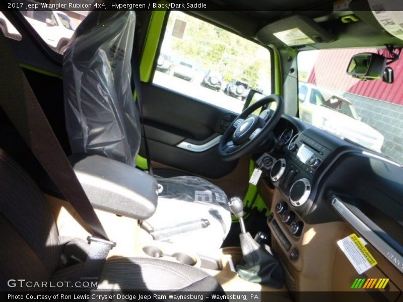 Hypergreen / Black/Dark Saddle 2017 Jeep Wrangler Rubicon 4x4
