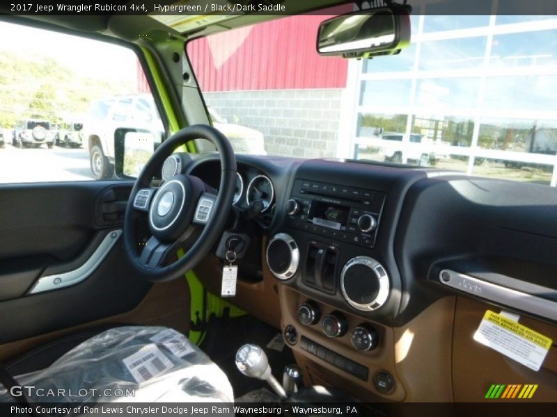 Hypergreen / Black/Dark Saddle 2017 Jeep Wrangler Rubicon 4x4