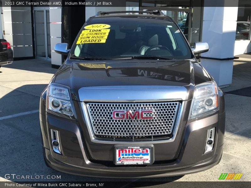 Iridium Metallic / Jet Black 2013 GMC Terrain Denali AWD
