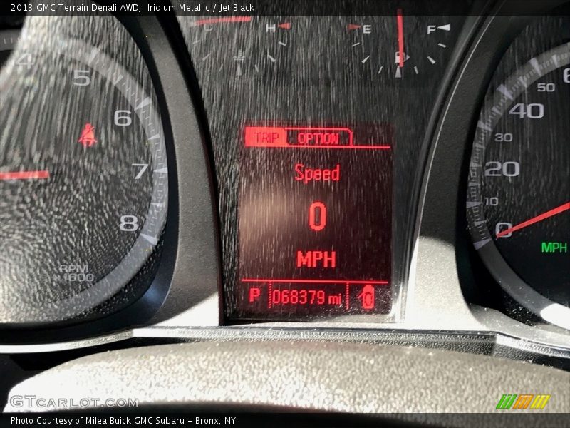 Iridium Metallic / Jet Black 2013 GMC Terrain Denali AWD