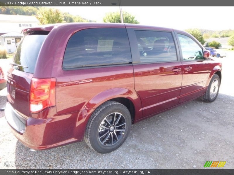 Octane Red / Black 2017 Dodge Grand Caravan SE Plus