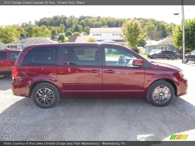 Octane Red / Black 2017 Dodge Grand Caravan SE Plus