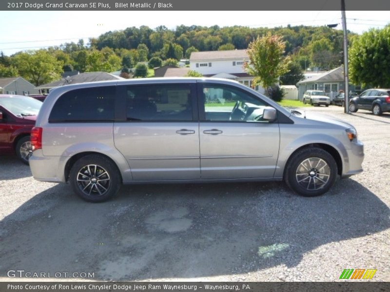Billet Metallic / Black 2017 Dodge Grand Caravan SE Plus