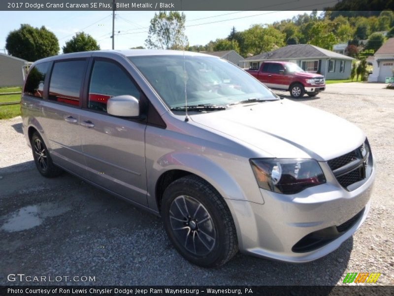 Billet Metallic / Black 2017 Dodge Grand Caravan SE Plus