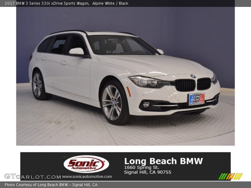Alpine White / Black 2017 BMW 3 Series 330i xDrive Sports Wagon