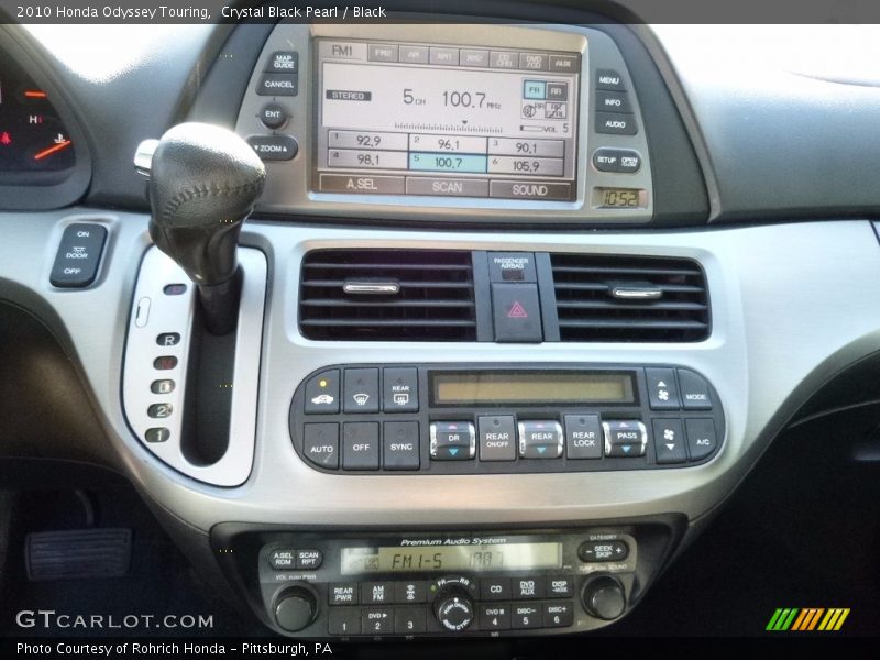Crystal Black Pearl / Black 2010 Honda Odyssey Touring