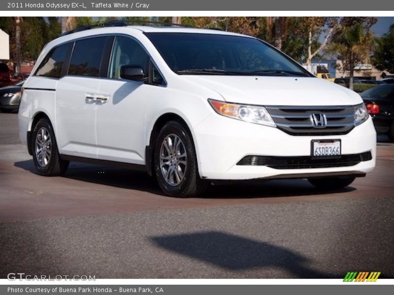 Taffeta White / Gray 2011 Honda Odyssey EX-L