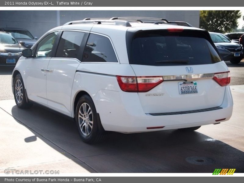 Taffeta White / Gray 2011 Honda Odyssey EX-L