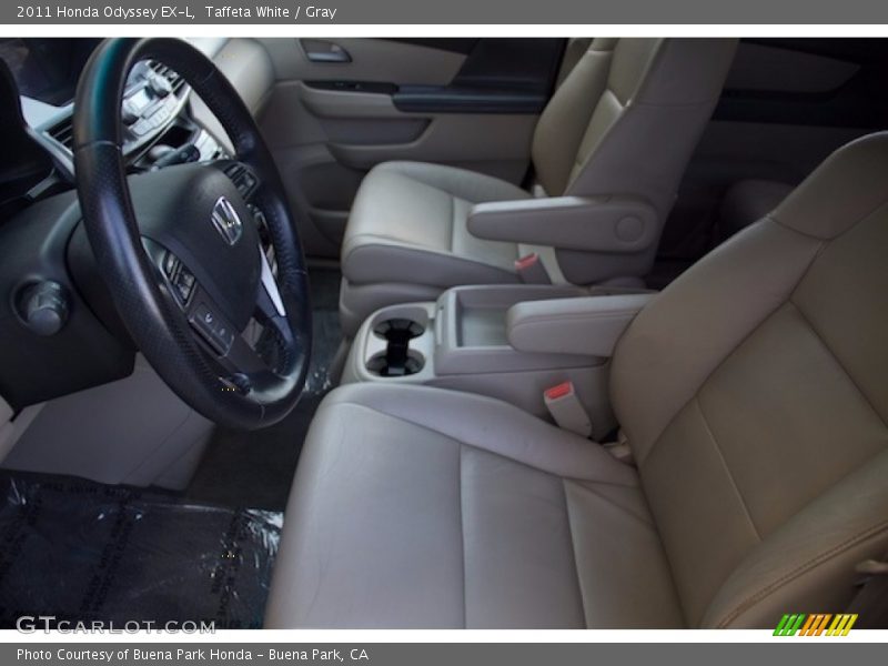 Taffeta White / Gray 2011 Honda Odyssey EX-L