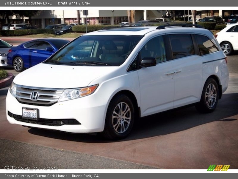 Taffeta White / Gray 2011 Honda Odyssey EX-L