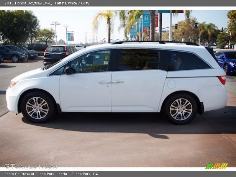 Taffeta White / Gray 2011 Honda Odyssey EX-L