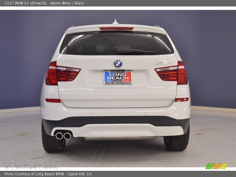 Alpine White / Black 2017 BMW X3 sDrive28i