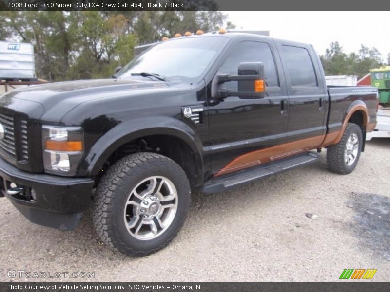 Black / Black 2008 Ford F350 Super Duty FX4 Crew Cab 4x4