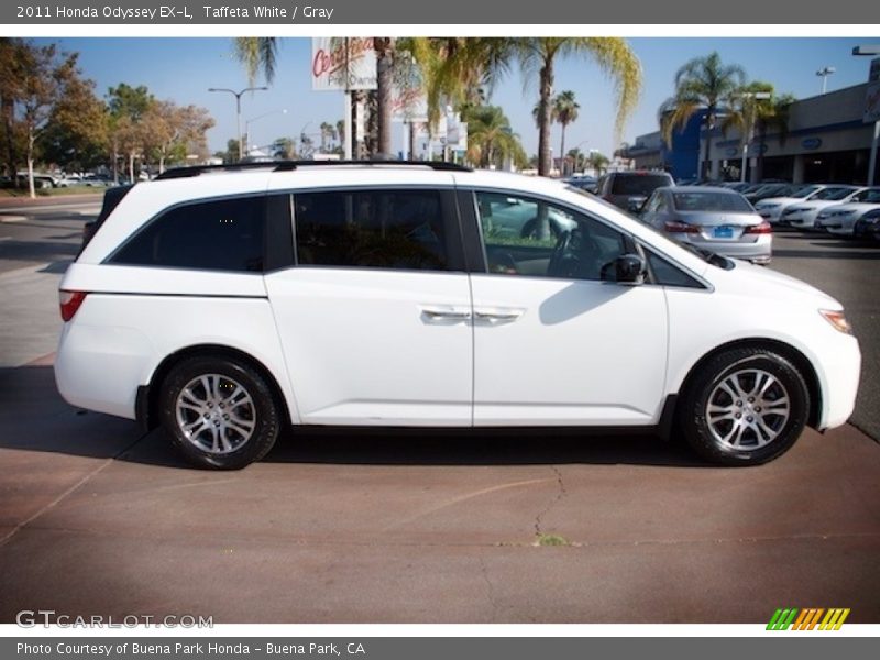 Taffeta White / Gray 2011 Honda Odyssey EX-L